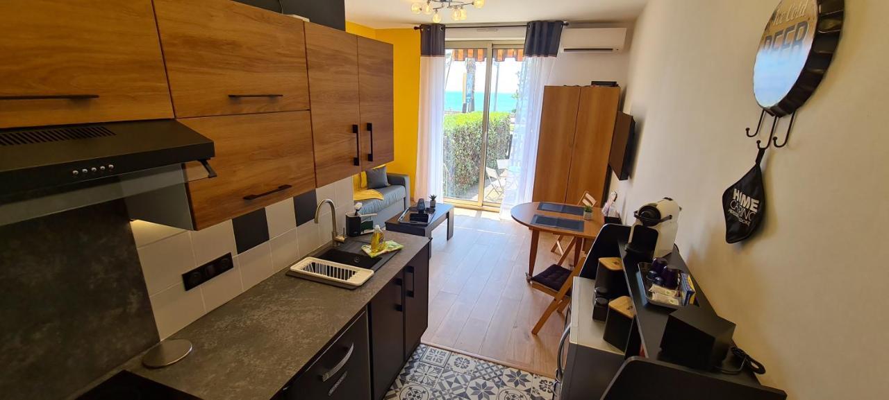 Studio De La Plage - Mer, Terrasse Et Garage Cagnes-sur-Mer Buitenkant foto